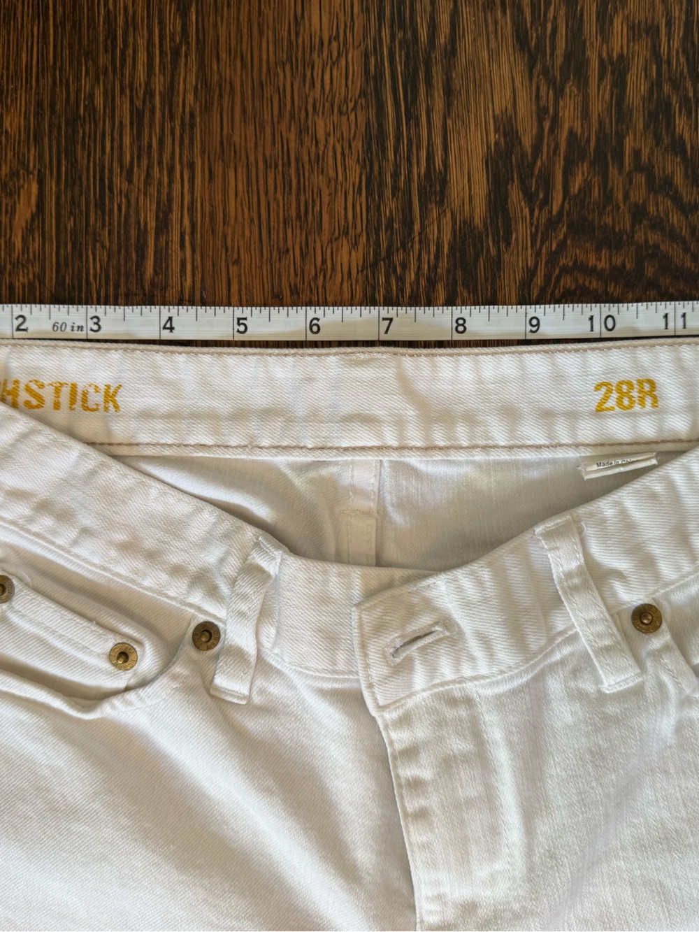 J. Crew Matchstick Women’s White Straight-Leg Jeans - Picture 5 of 8
